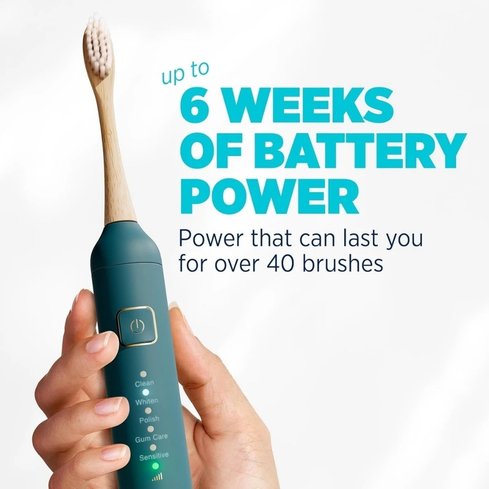 Lumineux Electric Toothbrush usb Rechargeable W/2 Heads + Charging Station - Picture 5 of 8